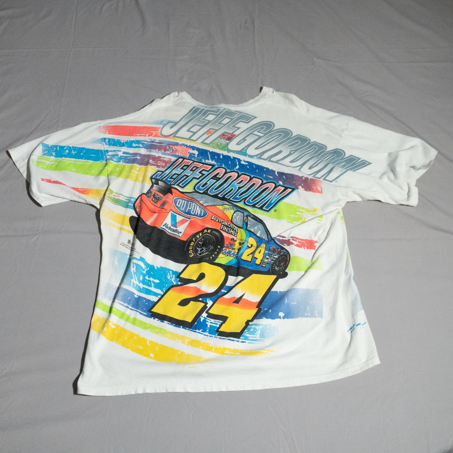 Jeff Gordon 1995 NASCAR Winston Cup Champion AOP T-Shirt 2XL