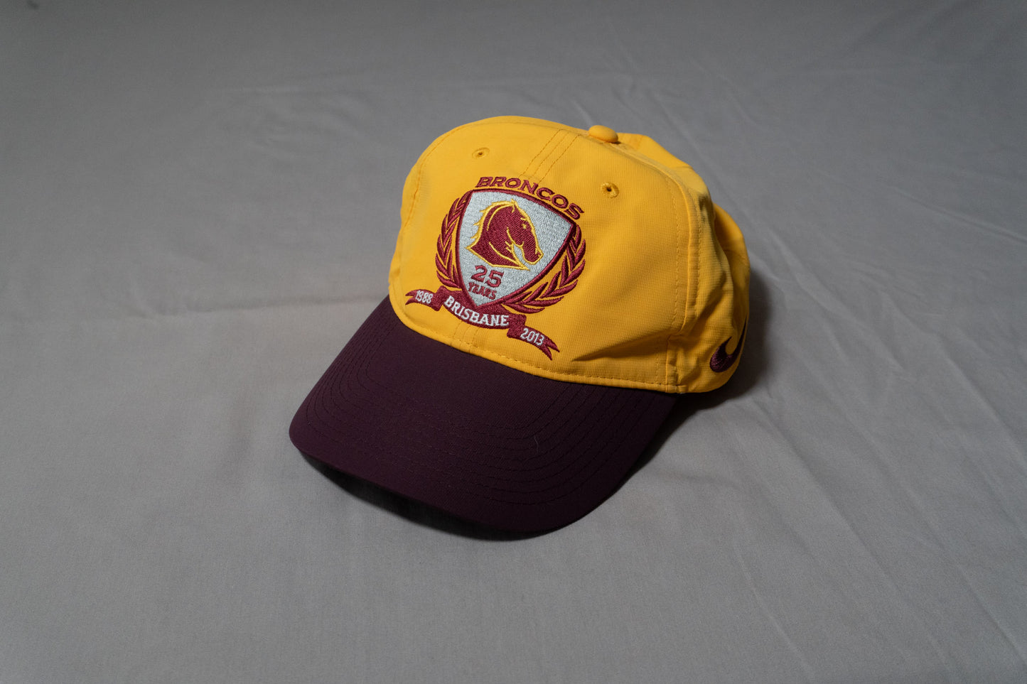 Official NRL Broncos 25yr DRI-FIT Cap