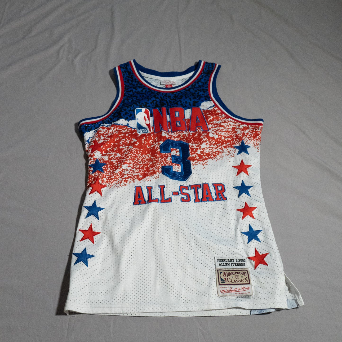 Allen Iverson 2003 NBA East All-Stars AOP Swingman Tank L