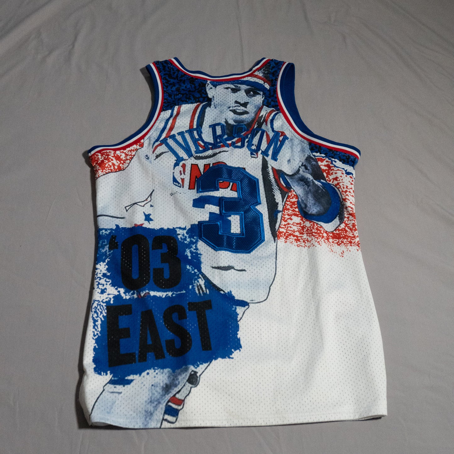 Allen Iverson 2003 NBA East All-Stars AOP Swingman Tank L