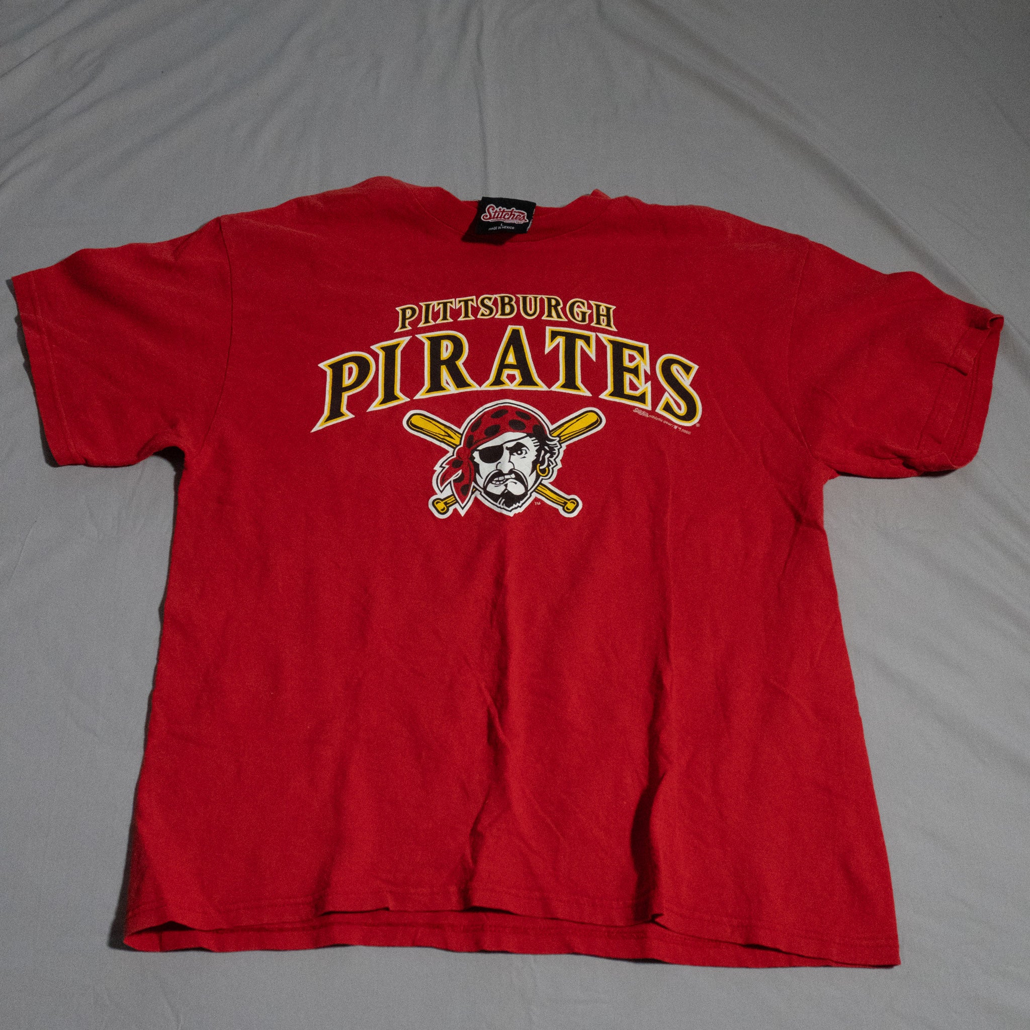 Selling Lady's Vintage Majestic Pittsburgh Pirates tie dye T-shirt size medium #y2k #90s