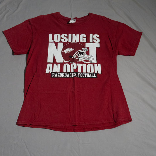 Losing Is Not An Option Graphic T-Shirt L