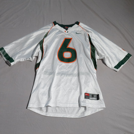 Miami Hurricanes 00s Team Nike College Football Jersey T-Shirt L