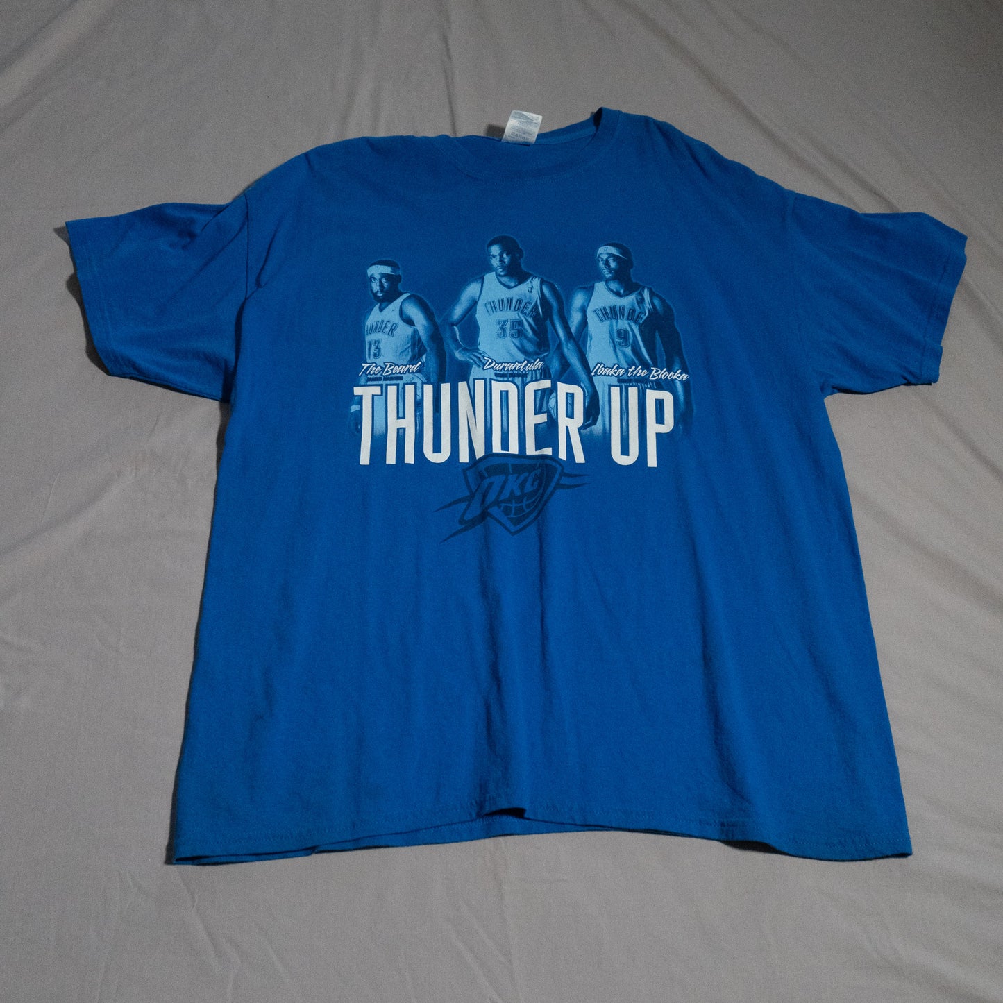 OKC Thunder Durant, Harden & Ibaka "Thunder Up" T-Shirt XL