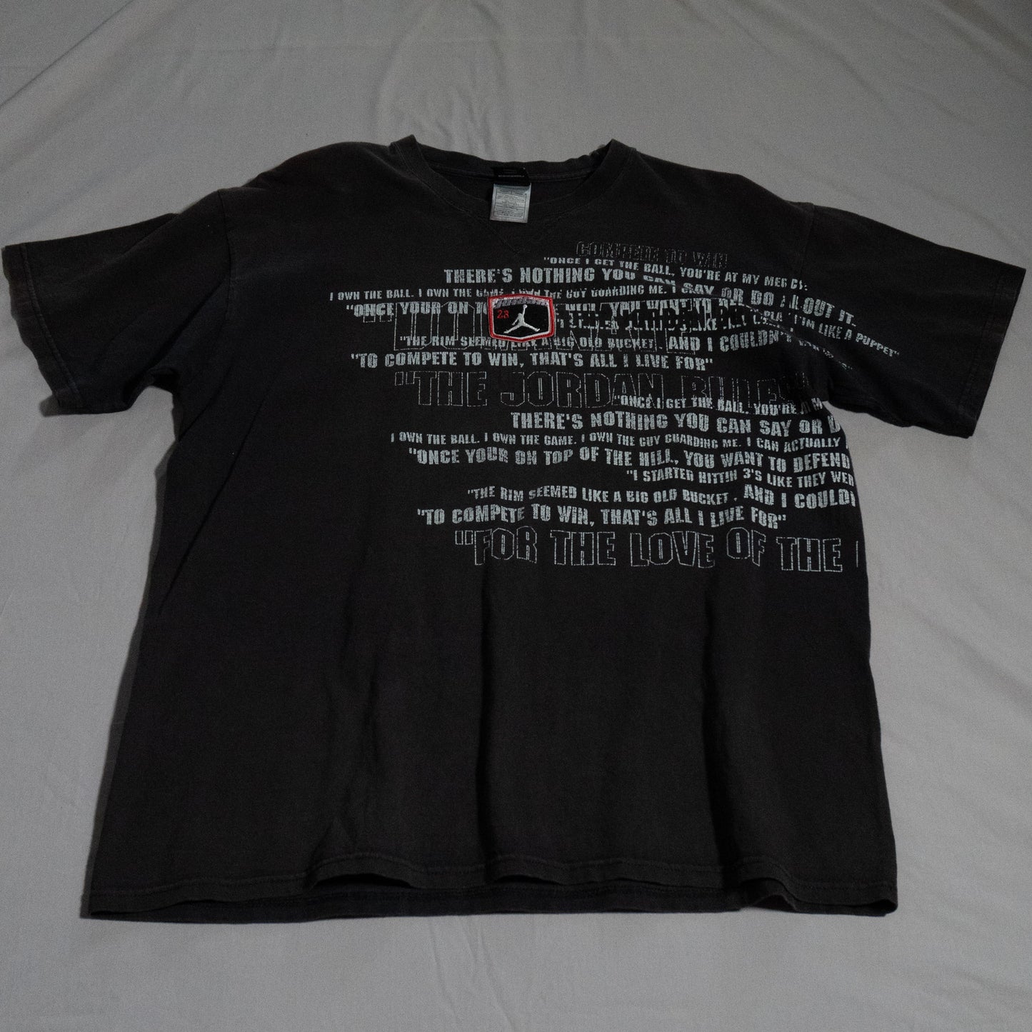 90s Jordan Compete to Win Quote T-Shirt XL