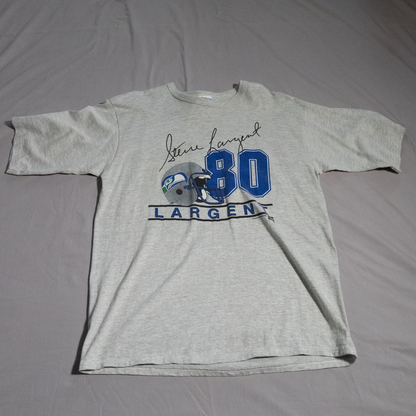 Steve Largent Seahawks NFL T-Shirt L