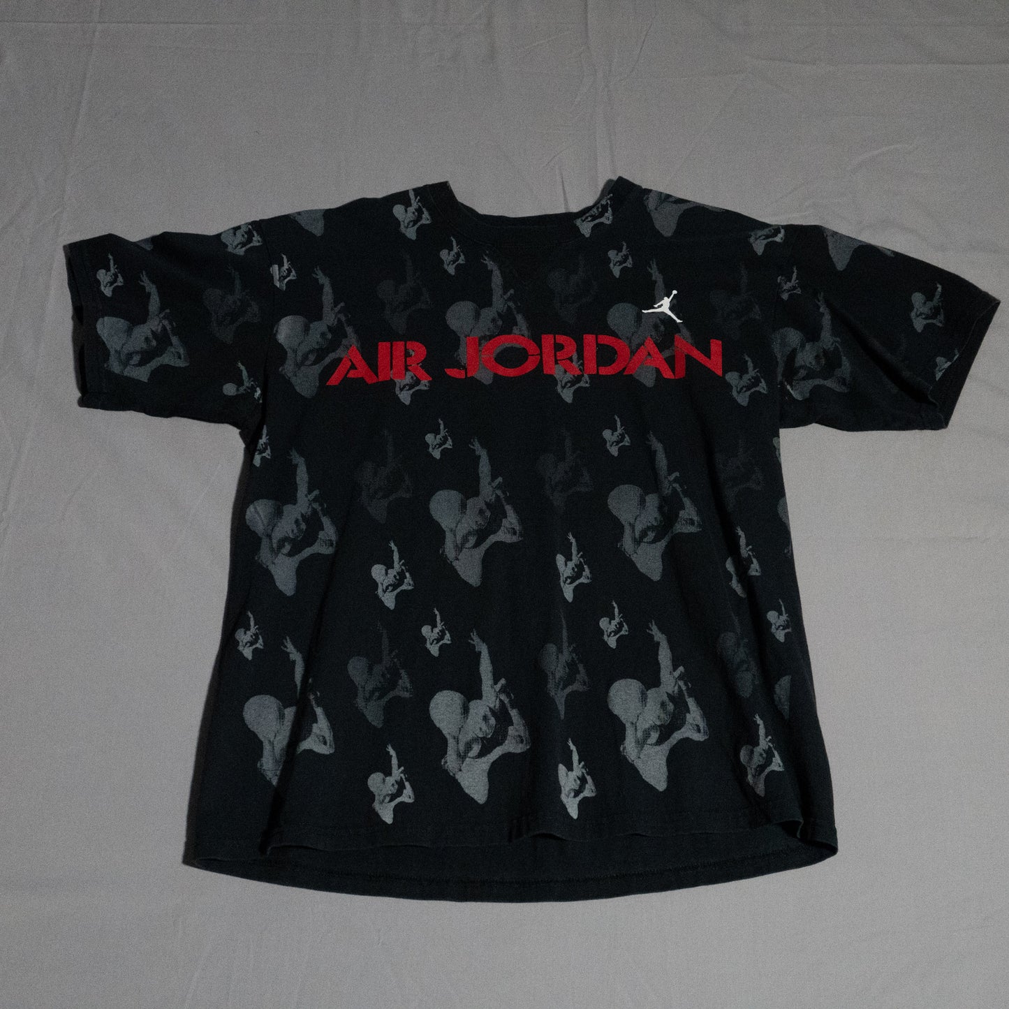 90s Jordan Dunk Stain Print T-Shirt L