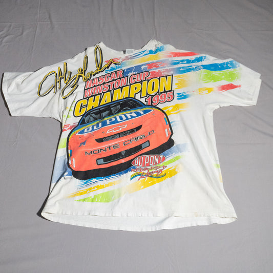 Jeff Gordon 1995 NASCAR Winston Cup Champion AOP T-Shirt 2XL