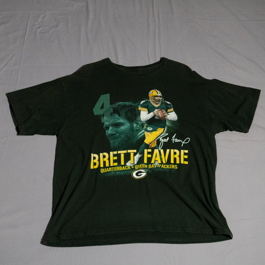 90s Brett Favre Packers NFL T-Shirt L