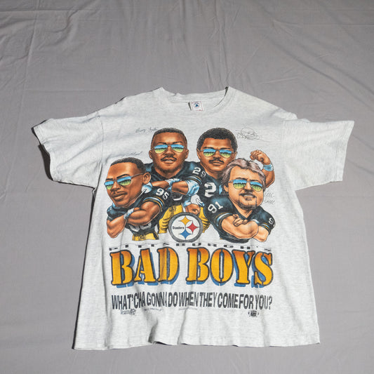 Steelers "Bad Boys" NFL Caricature T-Shirt L