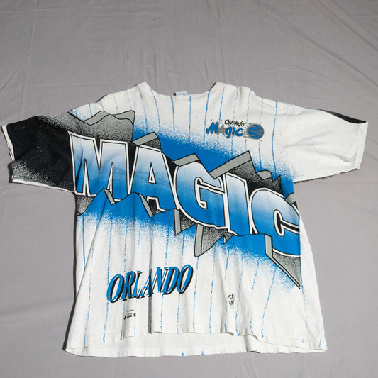 90s Orlando Magic NBA AOP T-Shirt XL