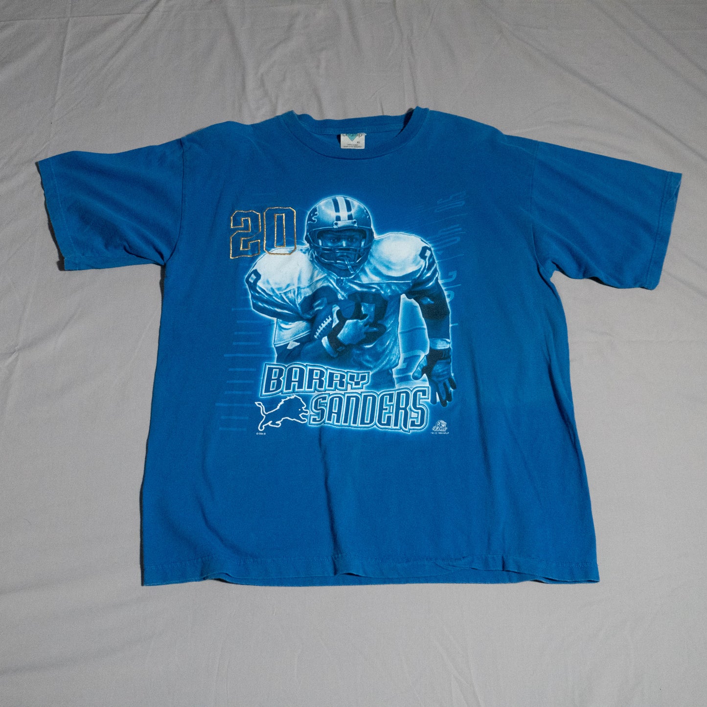 Vintage Barry Sanders Graphic T-Shirt L